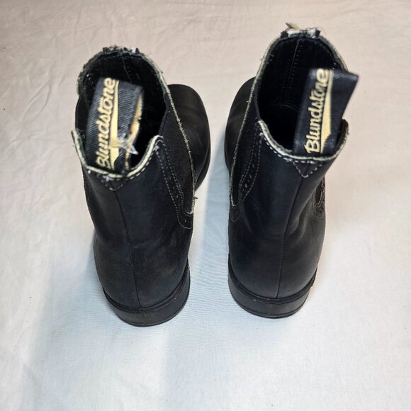 Blundstone Chelsea Women's 6.5 Black Leather Boots Lug Heal - Picture 8 of 16